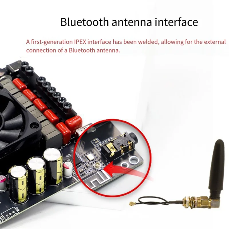 【B74A】TPA3223 2.1 Channel 200Wx2+ 400W High-Power Digital Sound Amplifier Board Bluetooth Subwoofer Audio Module