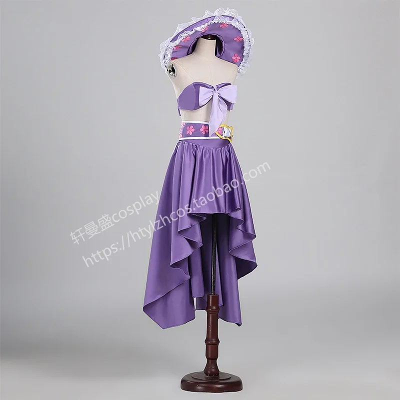 One Piece Robin Cosplay 15 Anniversary Purple Nico Robin Dress Costume Cosplay Custom Made Halloween Christmas Fancy Dress