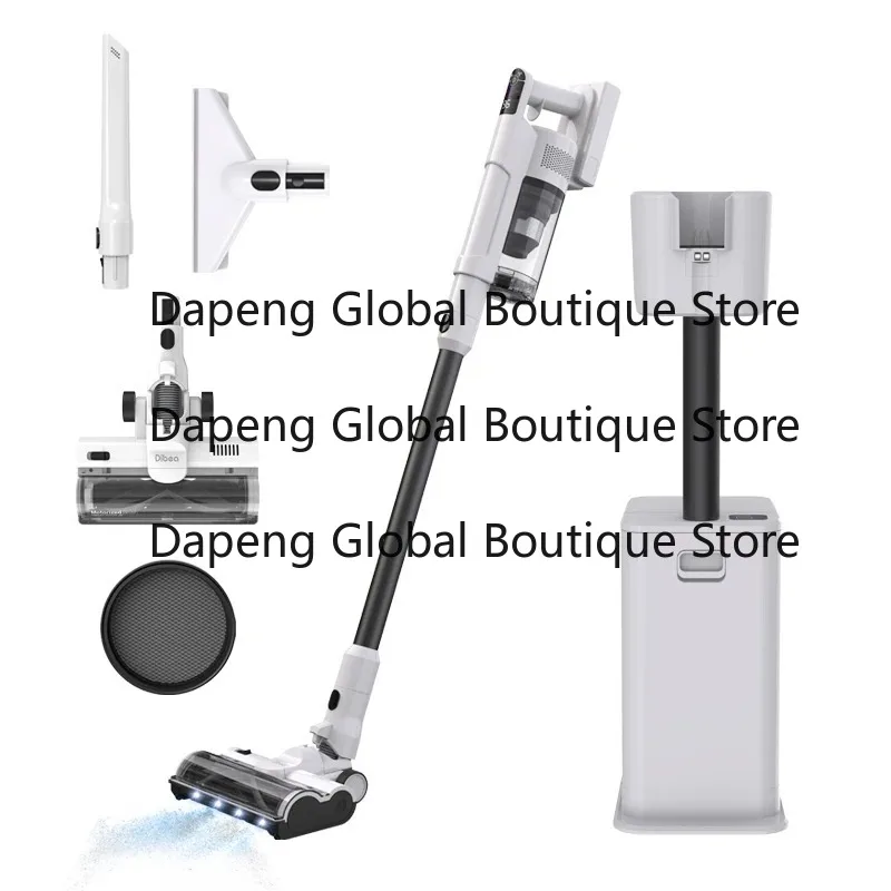 Cordless Vacuum Cleaner With Auto Empty Base Strong Suction Intelligent Dust Collection Household Wireless Cleaning Equipment
