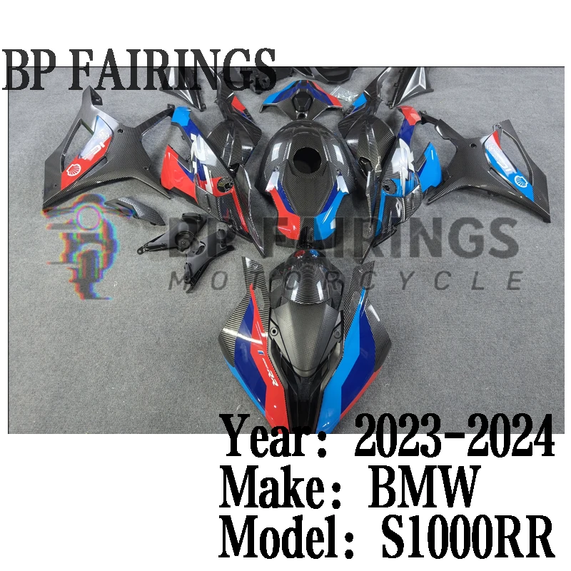 For BMW S1000RR 2023 2024 Fairing Accessories Full Fairings Panel Higher Quality ABS Plastic Injection set Carbon Fiber Painted