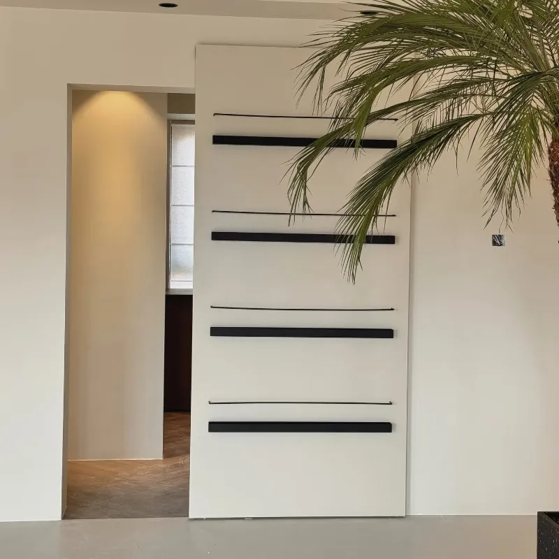 

Medieval Cream Wind Sliding Door Bookshelf Ghost Door Study Cloakroom Kitchen Bathroom Sliding Door