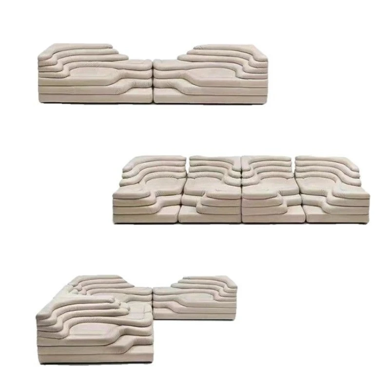 

Hills Vintage Leather Alien Module Internet celebrity Couch Chair