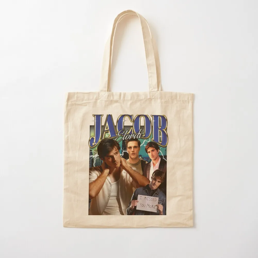Retro Jacob Elordi retro Tote Bag Beach bag Shopper Fabric bag