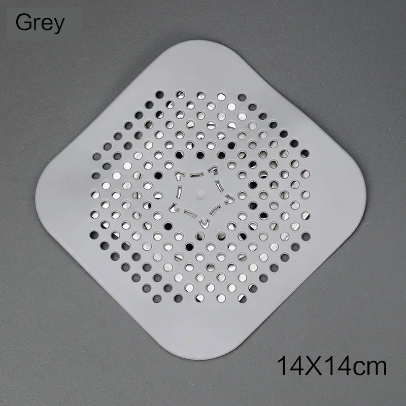 3PCS Drain Hair Catcher Filter Sink Anti-blocking Strainer Bathtub Shower Floor Silicone Stopper Cover Kitchen Bathroom Accessor