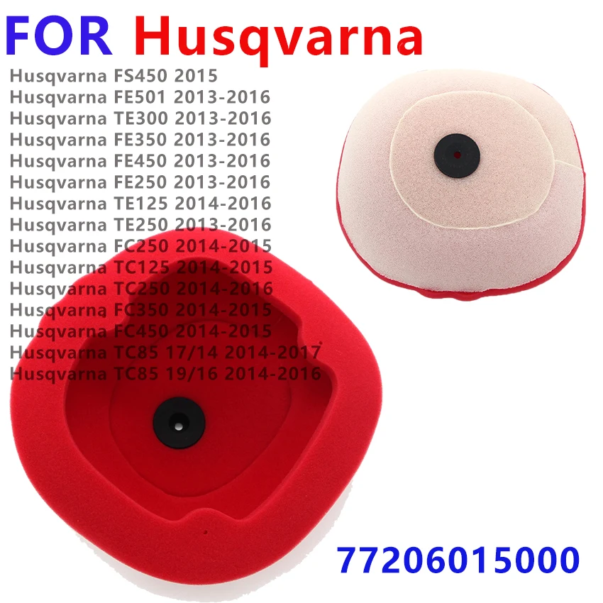 فلتر هواء للدراجة النارية مخصص لـ Husqvarna FS450 FE501 TE300 FE350 FE450 FE250 TE125 TE250 FC250 TC125 TC250 FC350 FC450 TC85