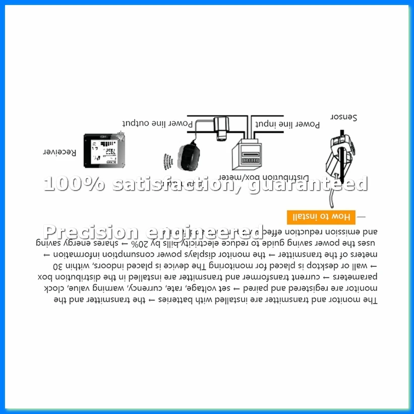 

Wireless Electricity Monitor to Track Energy Usage in Real Time for Single or Three Phase Power Meter-ABYS