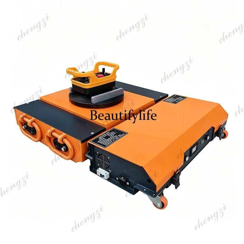Export electric ground handling wheel heavy duty trailer English label
