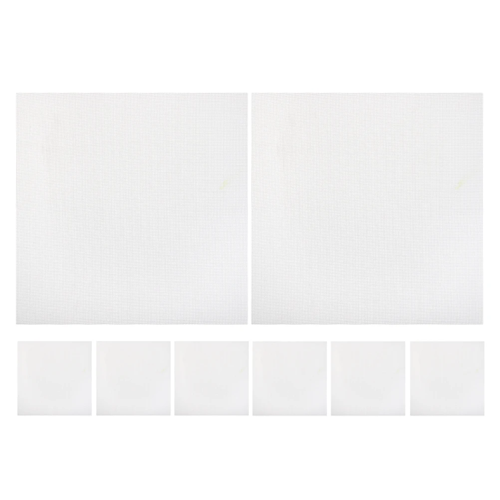 8pcs Dehydrator Mats Silicone Mesh Sheets Nonstick Food Tray Reusable Dryer Fruit Vegetable Liners Grain Drying Screen