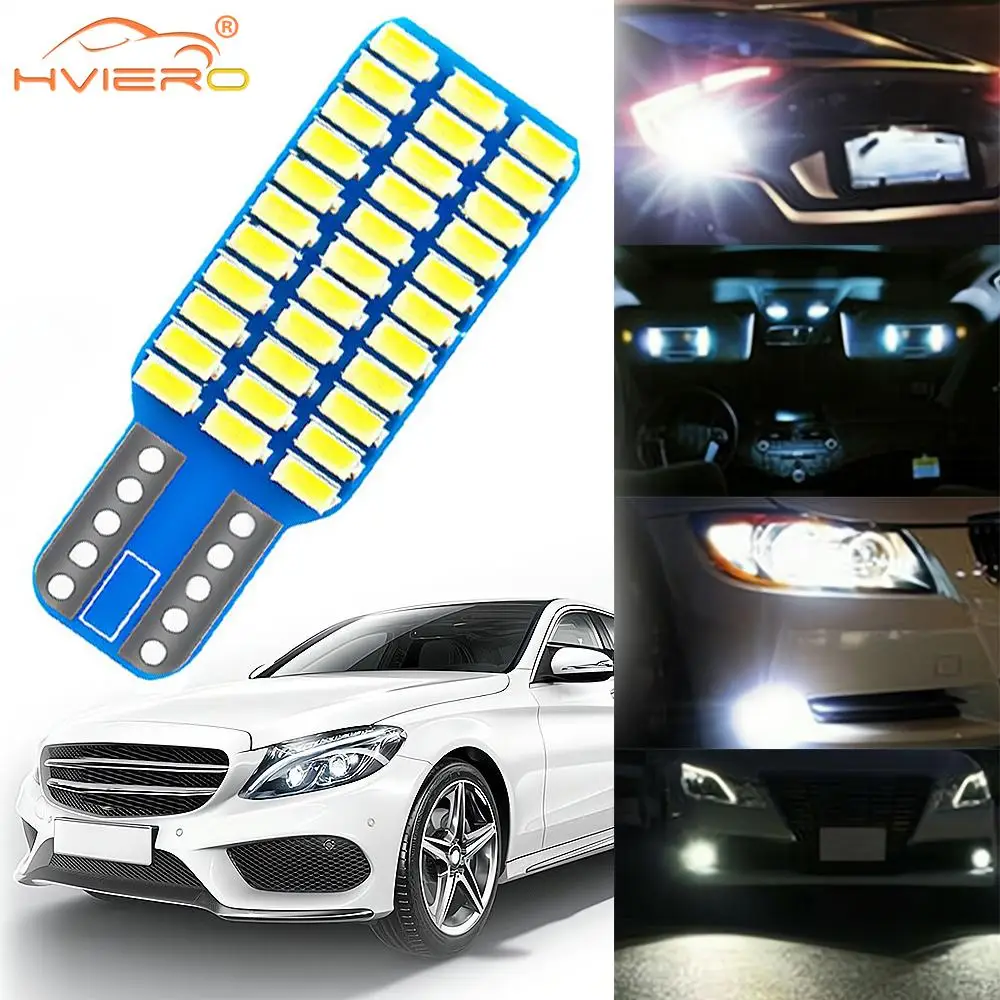 Car Auto Canbus Dome Reading Light W5w T10 3014 168 194 Turn Signal License Plate Trunk Bulb White Interior Lamps 12V Waterproof