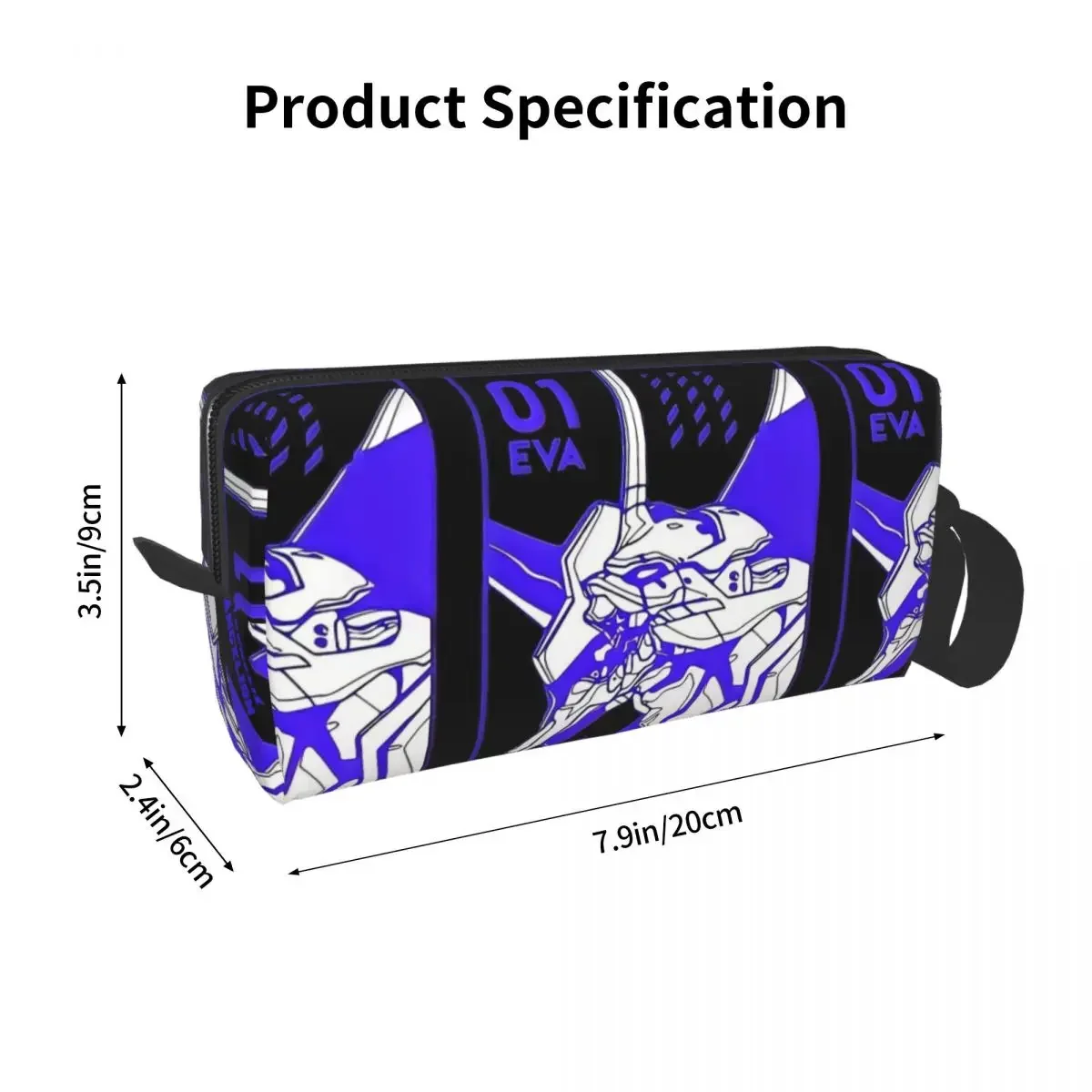 Eva 01 Unique Art Pencil Cases Large Storage Pen Bags Pen Box Pencil Pouch For Boys Girls Students Stationery Makeup Bag