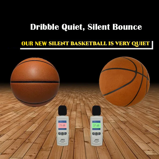 Grooved Silent Basketball 29.5\'\'/27.5\'\'Foam Basketball Indoor Training Silent Ball Dribbling Quietly Bounce Basketball No Noise