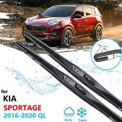 Car Wiper for Kia Sportage 2016 2017 2018 2019 2020 QL Front Windscreen Windshield Wipers Blades Car Accessories Stickers Washer