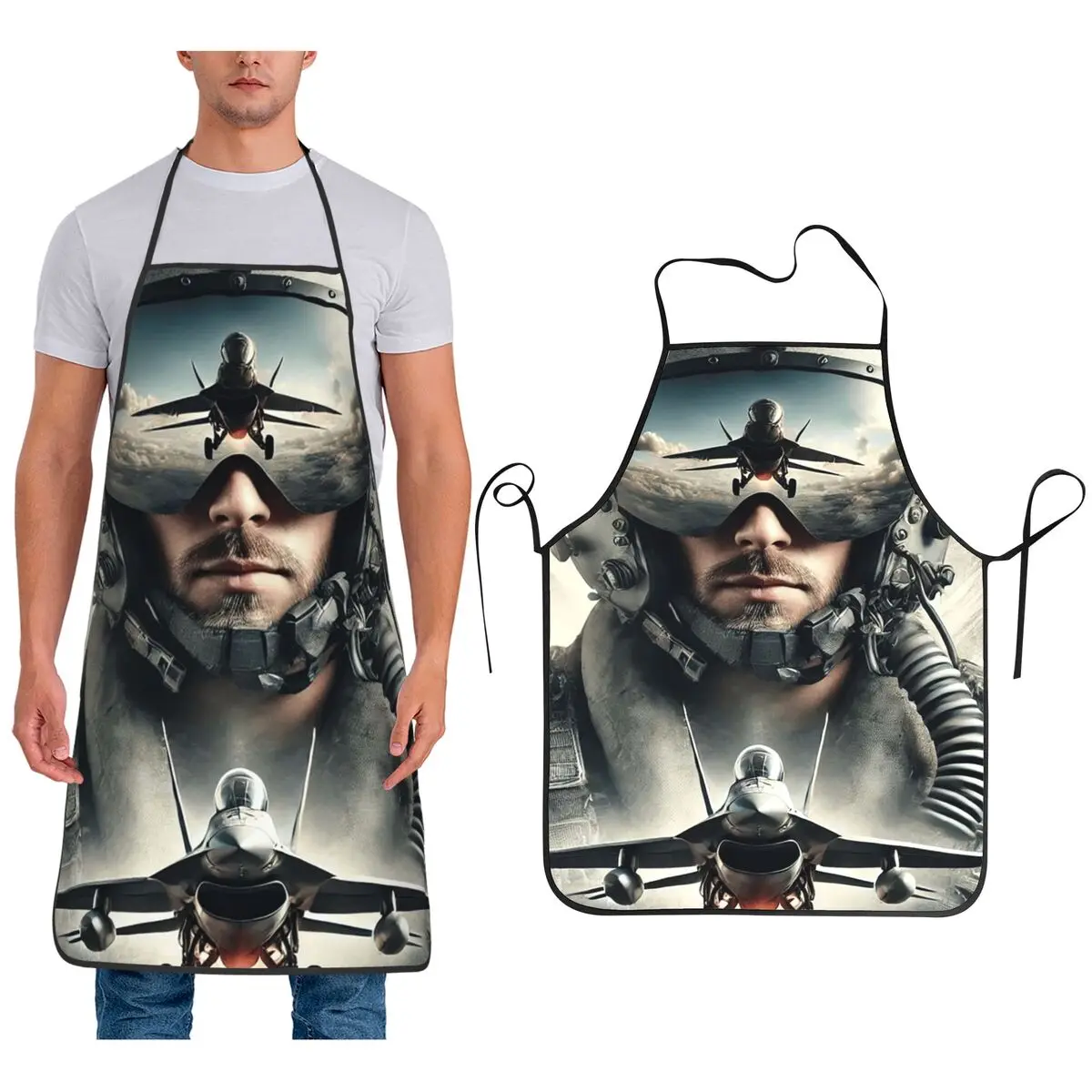 

Современный фартук Tom Cruise Movie Top Gun Maverick, фартук шеф-повара, кулинария, кухня, столб, водонепроницаемый нагрудник, кухонный сарафан для уборки