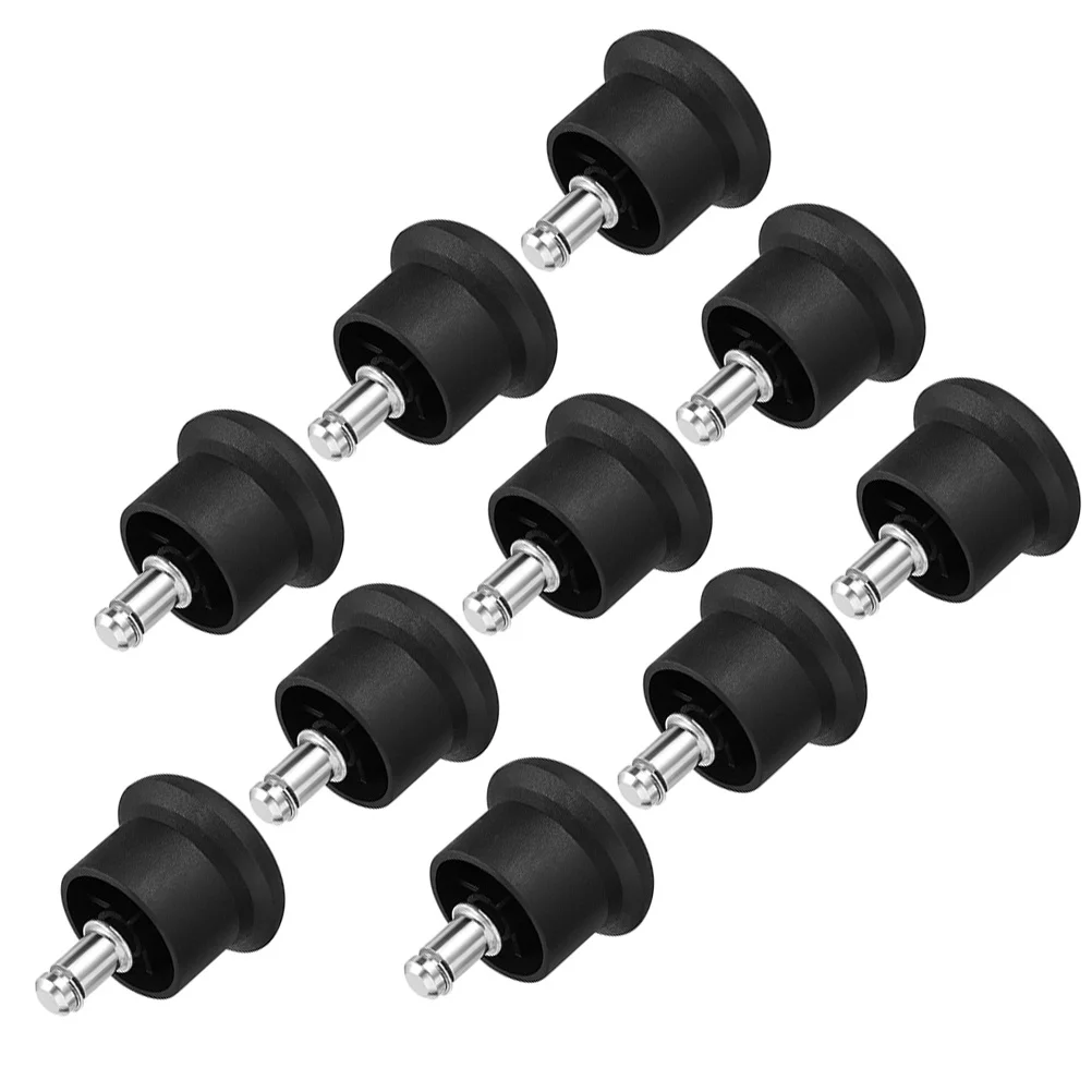 10pcs Floor Protector Chair Glides For Wood Metal Furniture Anti-Scratch Noise Reduction Office Home Use Stool Fixed Stopper