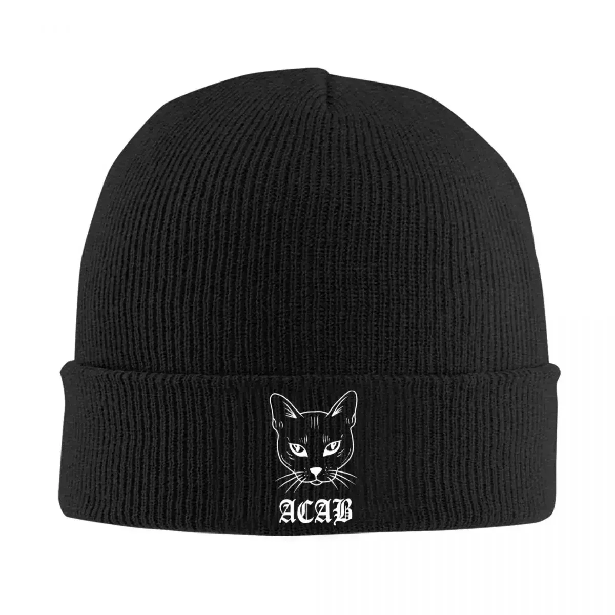 All Cats Are Beautiful Knit Hat Beanie Winter Hat Warm Street Sphynx Cat Acab 1312 Cap Men Women