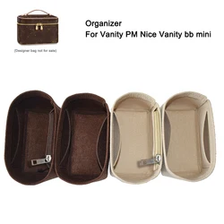 Damen Luxus Handtasche Tote Reise innere Geldbörse, Kosmetik Liner Taschen Shaper, Einsatz Tasche Organizer für Eitelkeit pm schöne bb Nano Mini