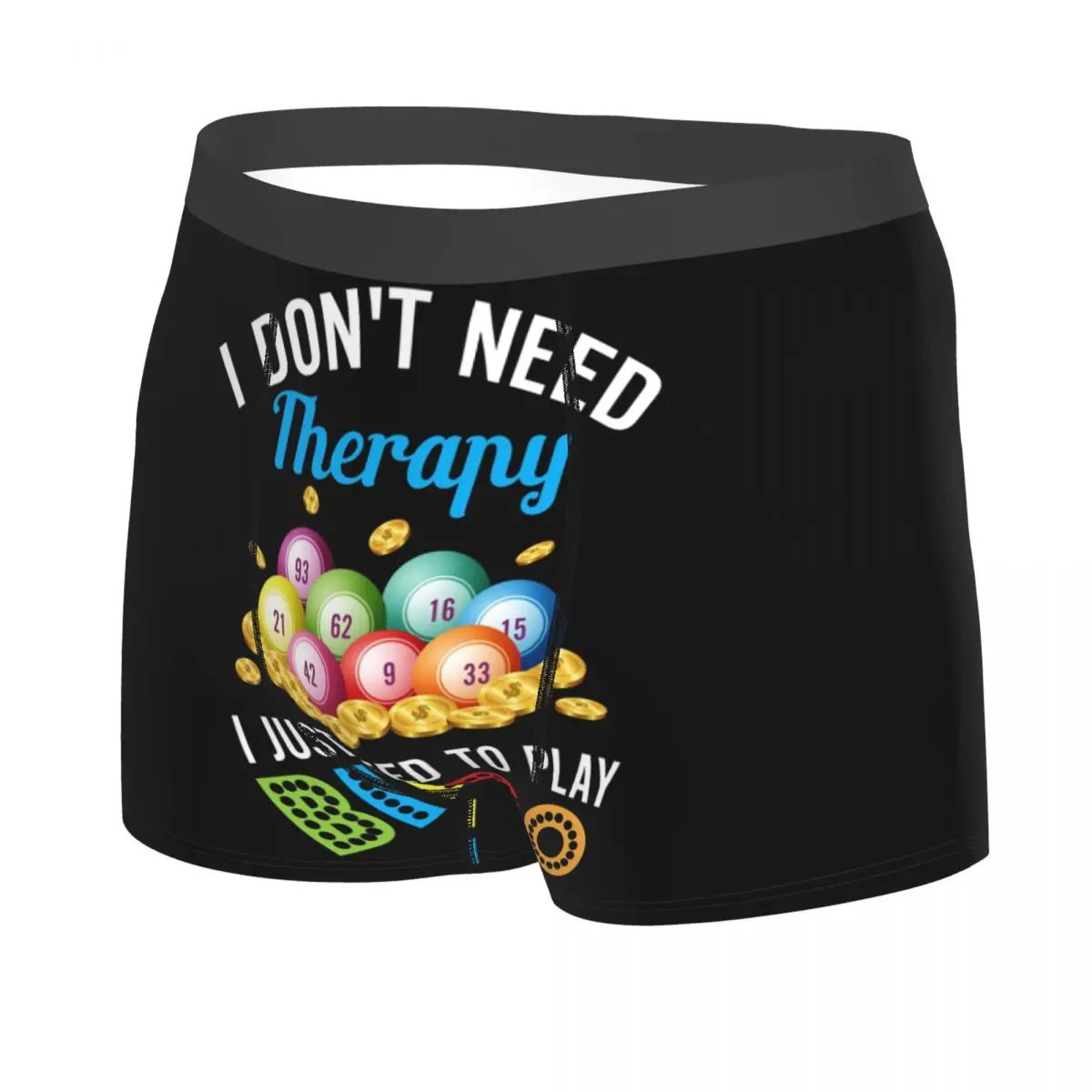 Male Cool I Just Need To Play Bingo Underwear Boxer Briefs Men Stretch Shorts Underpants