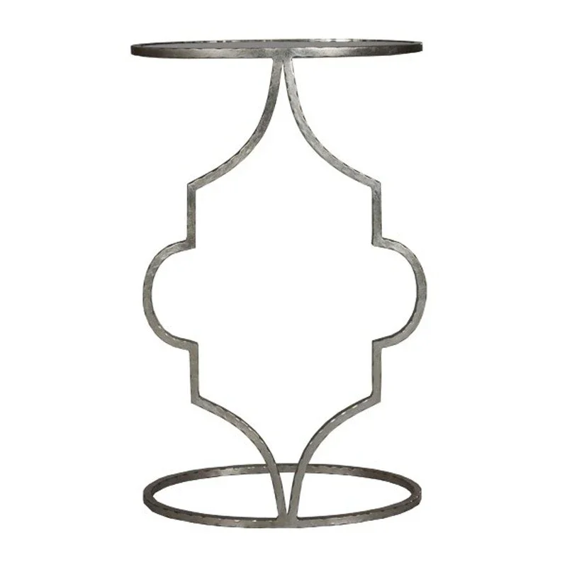 

American light luxury retro forged wrought iron small si de fe w so ft decora tion d esign/villa/hotel ro om