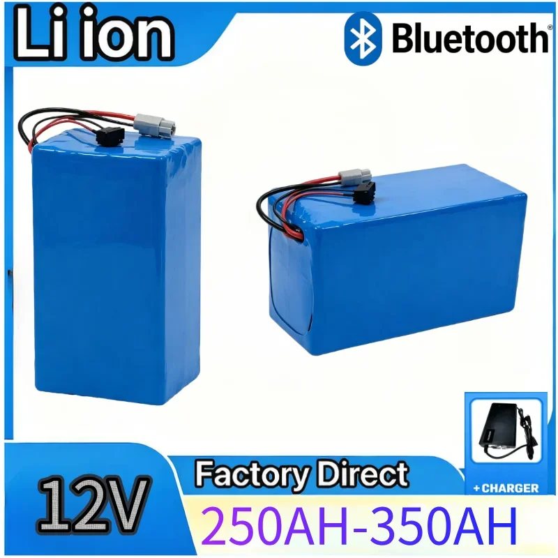 12V 12.6V Large Capacity Lithium Polymer Li-ion Storage Battery 250AH 280AH 300AH 320AH 350AH Rechargeable Power Battery For RV