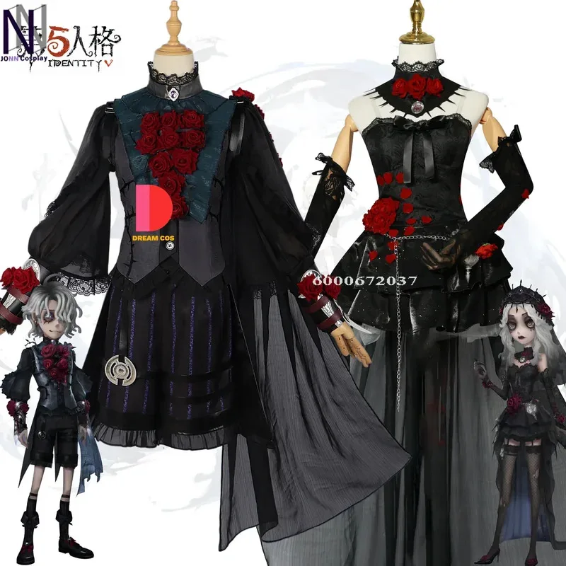 

Identity V Game Psychologist Ada Mesmer Luminary Emile Cosplay Costume Everlasting Night Patient Halloween Party Outfit Series