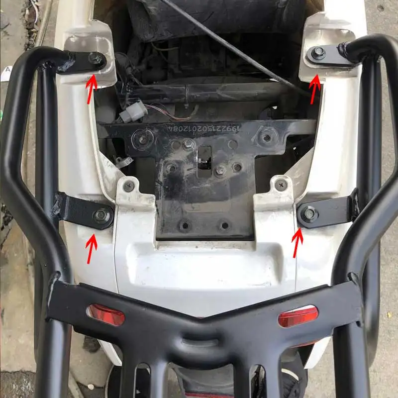 Metal Rear Cargo Rack for Niu N1S/NQi, Rear Shelf, Electric Vehicle Trunk Rack, Universal Trunk Bracket Modification Accessories
