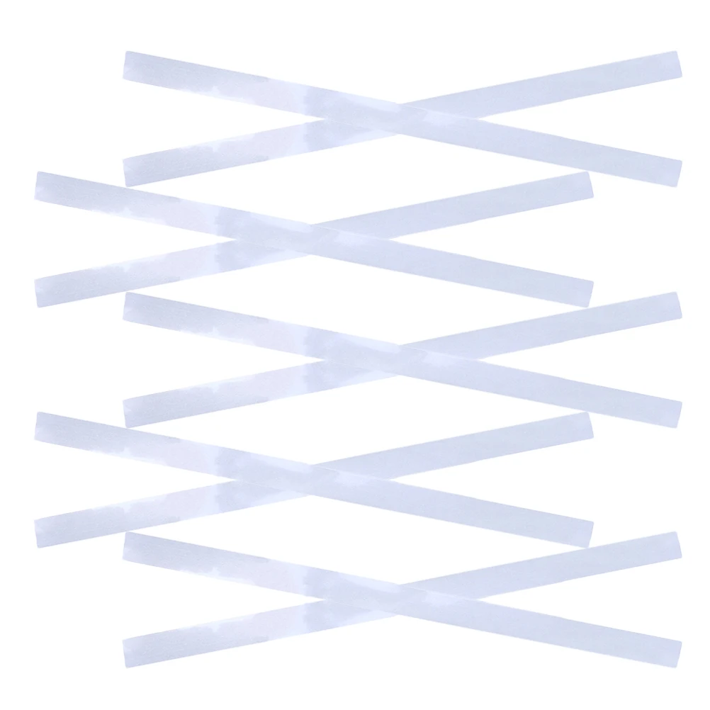 20pcs Reflective Strips Stickers Retro Tape Tachometer Waterproof Silver Outdoor Use Optical Measurement Tools