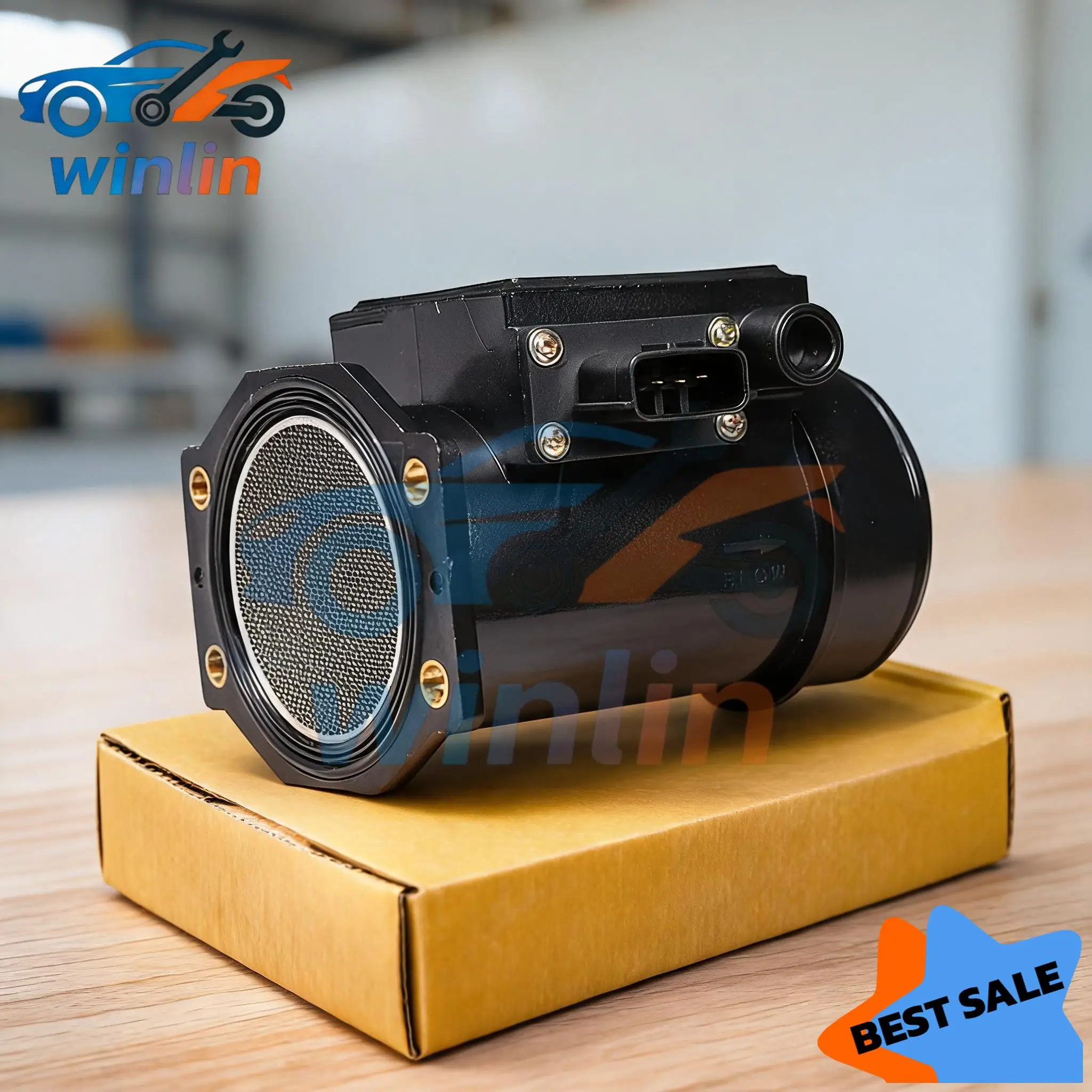 For Nissan Mass Air Flow Meter Sensor 22680-0M600 22680-1M200 22680-1M205 for Tsuru/Sentra/200SX 1.6L/2.0L 1995-1999