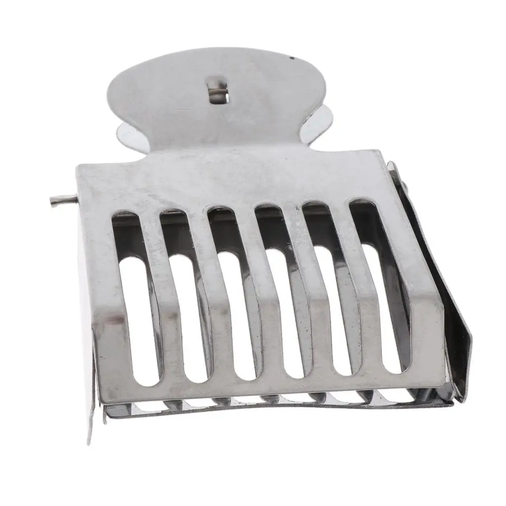 Queen Bee Kennel Equipment Stainless Steel Bee Catcher Clip Practical Tool for Beekeeper and Hive Handling