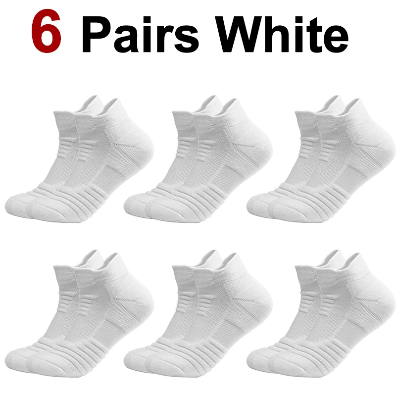 1/3/6 Paar geruchsresistente, gestrickte Frottee-Sportsocken für Herren, schweißabsorbierend, atmungsaktiv, langlebig, gepolstert, Lauf- und Basketballsocken