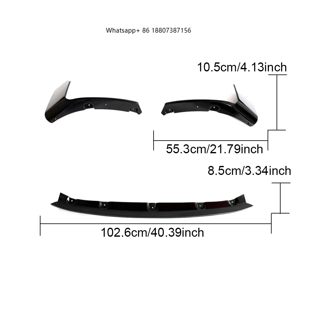 

Carbon Fiber Car Front Bumper Lip forBMW M2 G87 2023
