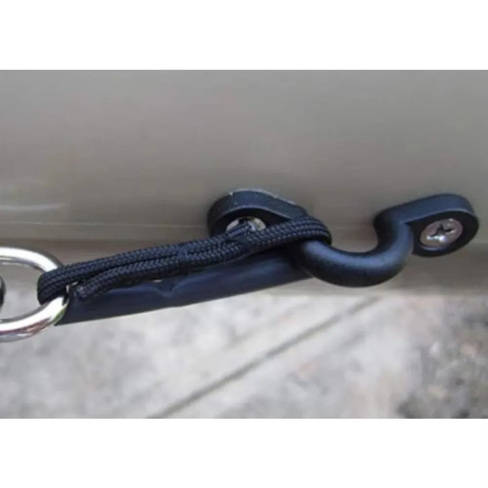 

10Pcs/set Nylon Kayak Pad Eye Kit Eye Hooks Convenient Bungee Deck Loops Rope Loop Kayak Clips