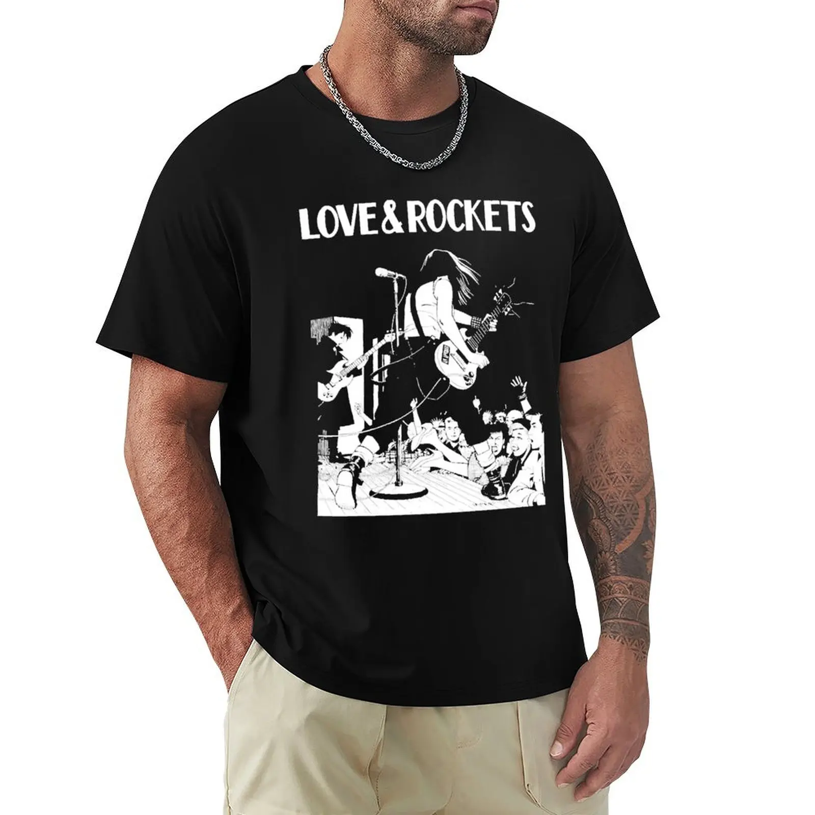 Love In Concert. Love and Rockets T-Shirt Anti-Perspiration Workout Top