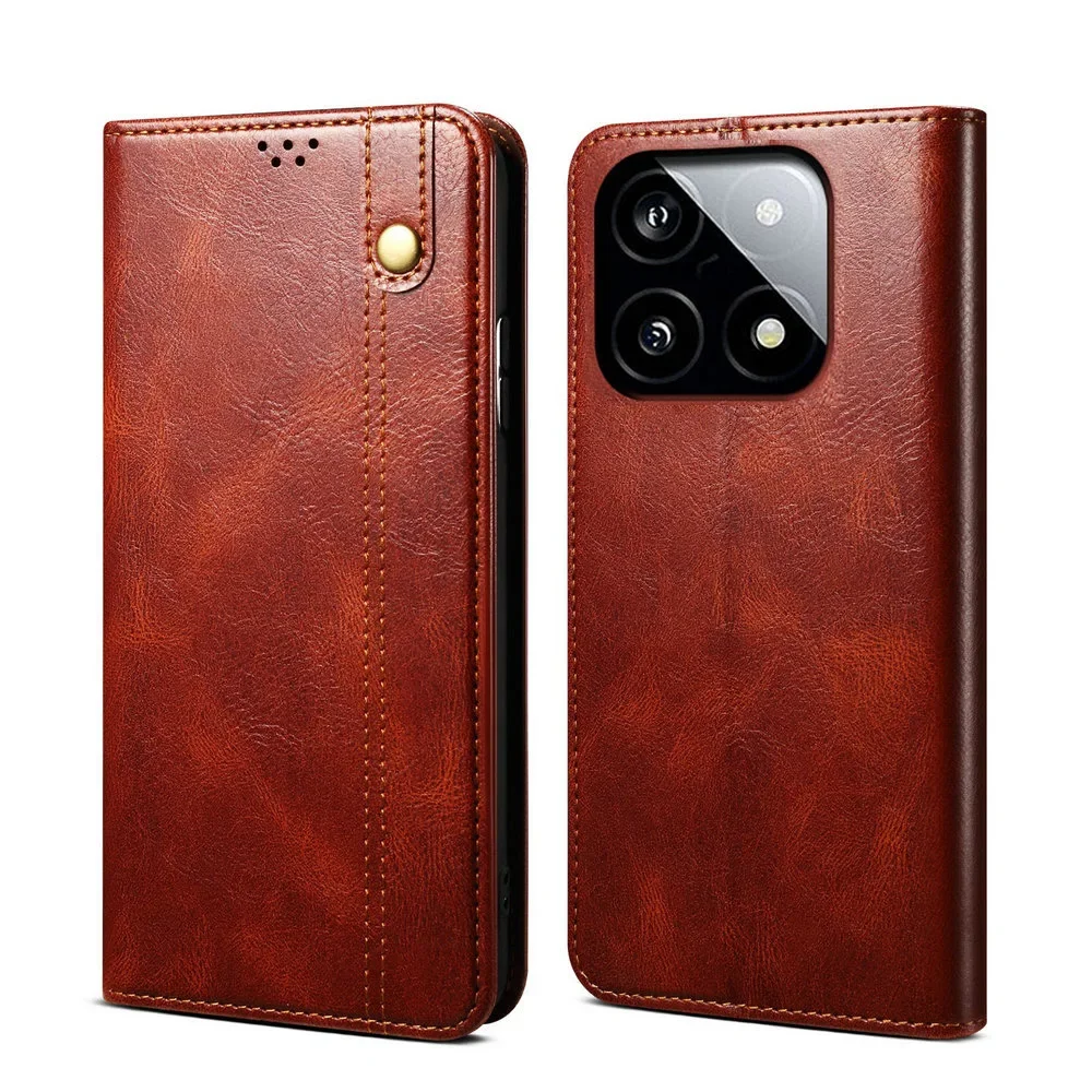 Dla Xiaomi 14T 14 Ultra 13T Pro 12T 12 T Case Leather Texture Funda Redmi Note 14 Pro Plus 13 Flip Case Mi 11T 10T Wallet Cover