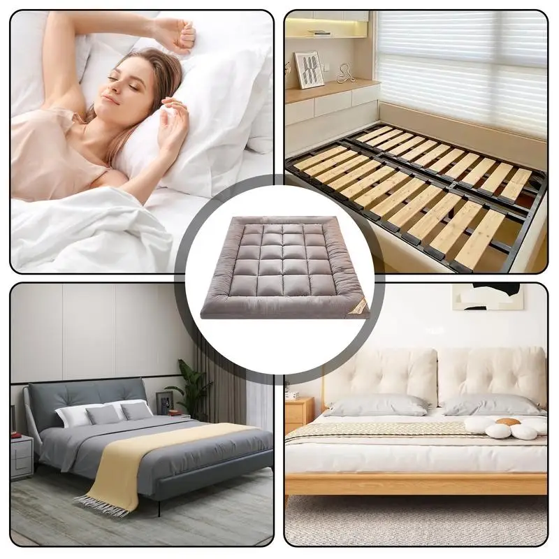 Weiche Matratze gefüllt mit Samt Tatami Schlafsaal dicke faltbare Matratze Einzel bett Doppelbett Home King Bett Pad Tatami Matte