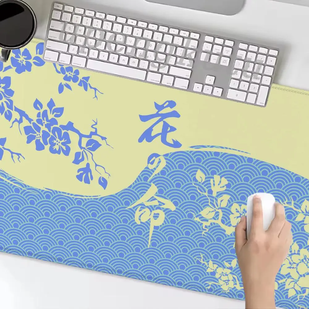 Cherry Blossom Gaming Rubber Mouse Pad Extended Large Mice Mat XXL 1200x600MM Rubber Antislip Base Deskmat Sakura Mousepad