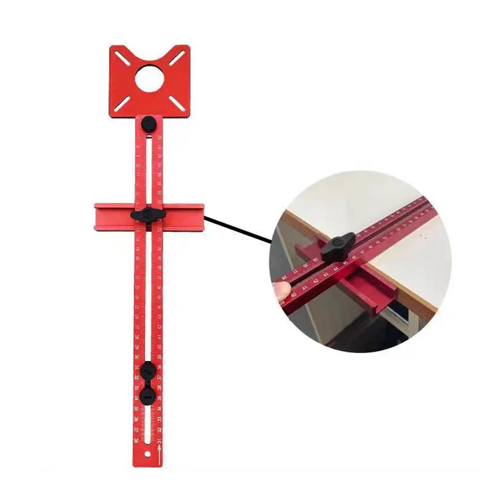 

Aluminum Profile Woodworking Edge Trimming And Milling Circular Positioning Ruler Multifunctional Circular Auxiliary Tool