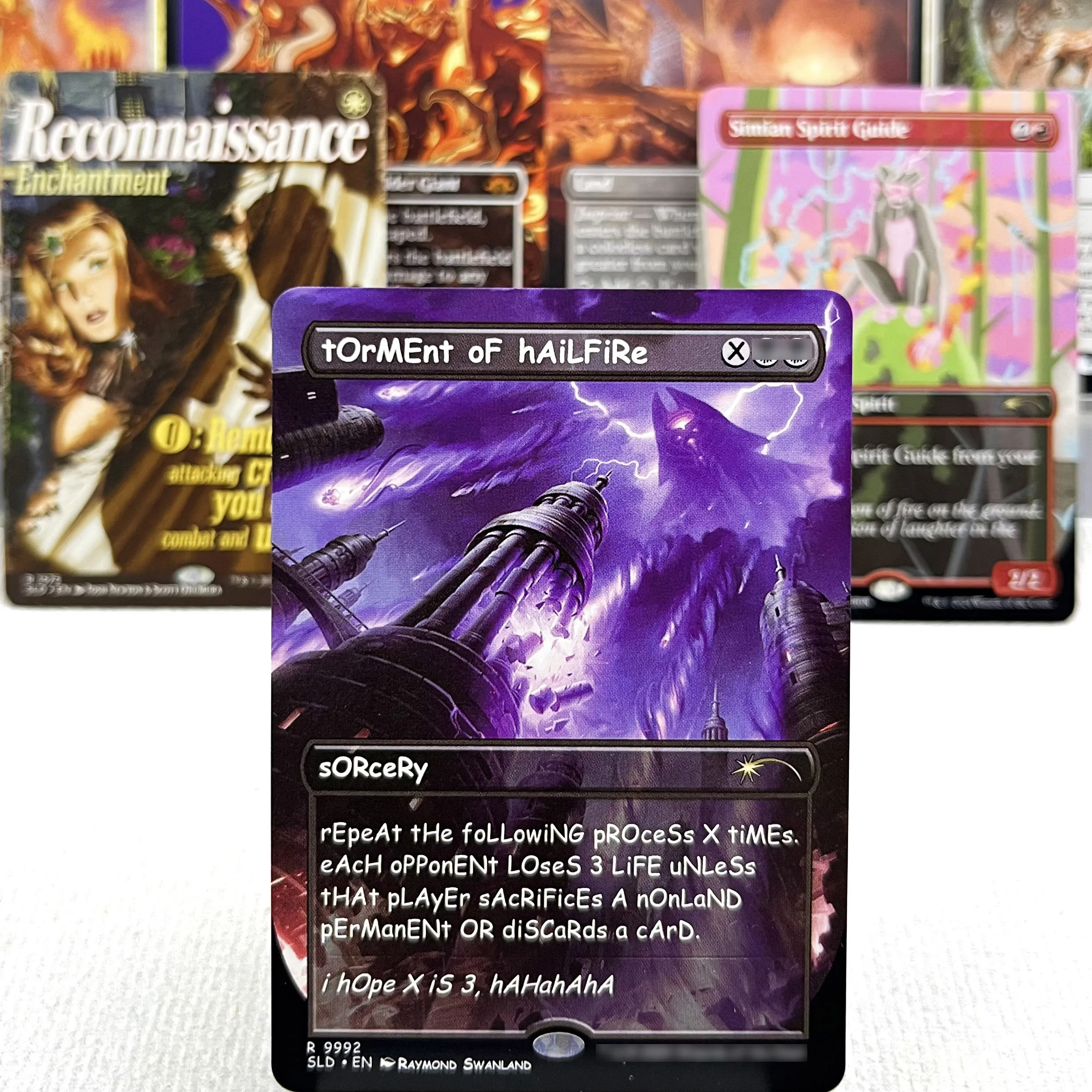 SLD HOLO10-002 cartões mágicos Maelstrom Wanderer TTcg proxy