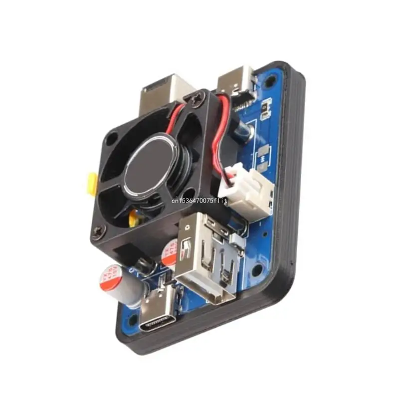 

5V5A PD Power Module For RPi 5, PD Input, Wide Input, Multiple Interfaces with Cooling Fan DropShipping