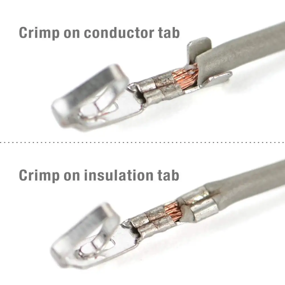 Imagem -05 - Iwiss-alicadores de Crimpagem para Macho e Fêmea Wire Crimper Grupo Terminais Variedade Kit Isolado Plugue Conectores 2.8 mm 4.8 mm 6.3 mm Iws2412m
