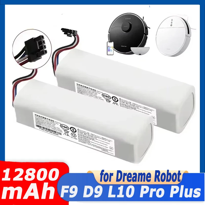 Original-Akku für Dreame Roboter-Staubsauger und Wischmopp L10s Ultra L10 L10S ULTR 5200mAh Lithium-Ionen-Akku 4INR19/66-2