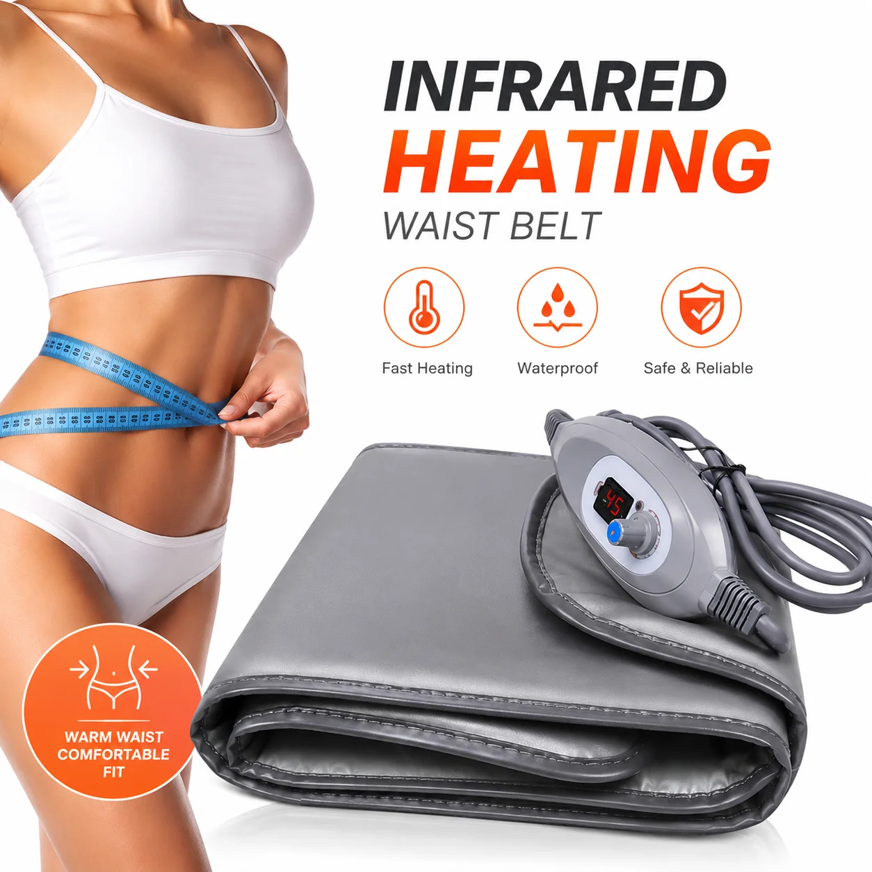 Fat Burning Perda de Peso Slimming Belt, Barriga e Perna Massageador Corporal, Vibração Aquecimento Belt, preguiçoso Dieta Sauna Cinto, Shaper elétrico, Dropshipping