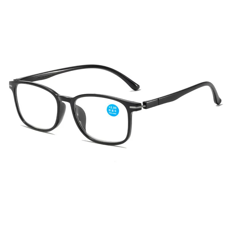 Frauen Kunststoff Lesebrille Kleine Rahmen Lila Presbyopie Brillen Männer Anti Blau Licht Brillen Für Lesen + 1,0 + 1,5 + 2,0 – Detail 12