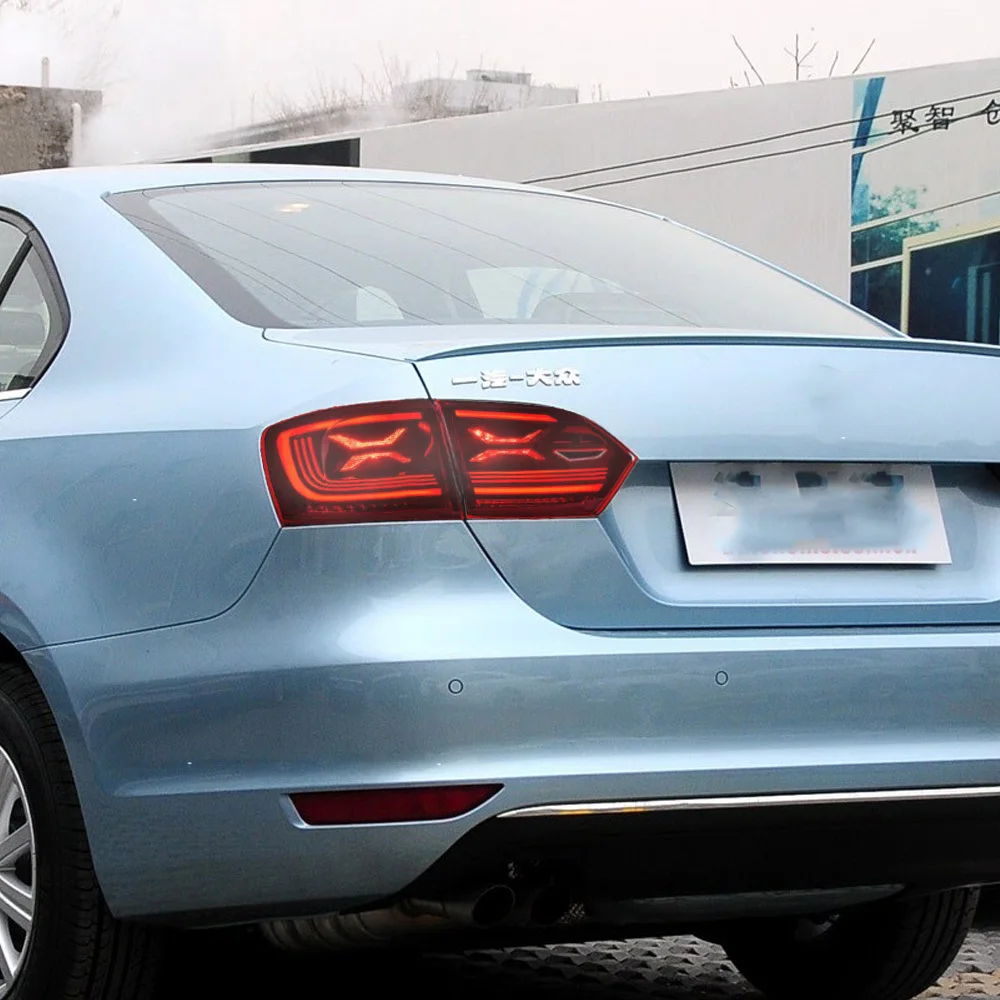 

Авто задние фонари в сборе для VW Jetta Sagitar 2012-2014, обновление, 23-стиль, светодиодный эффект запуска, автомобильные задние фонари, инструменты, аксессуары