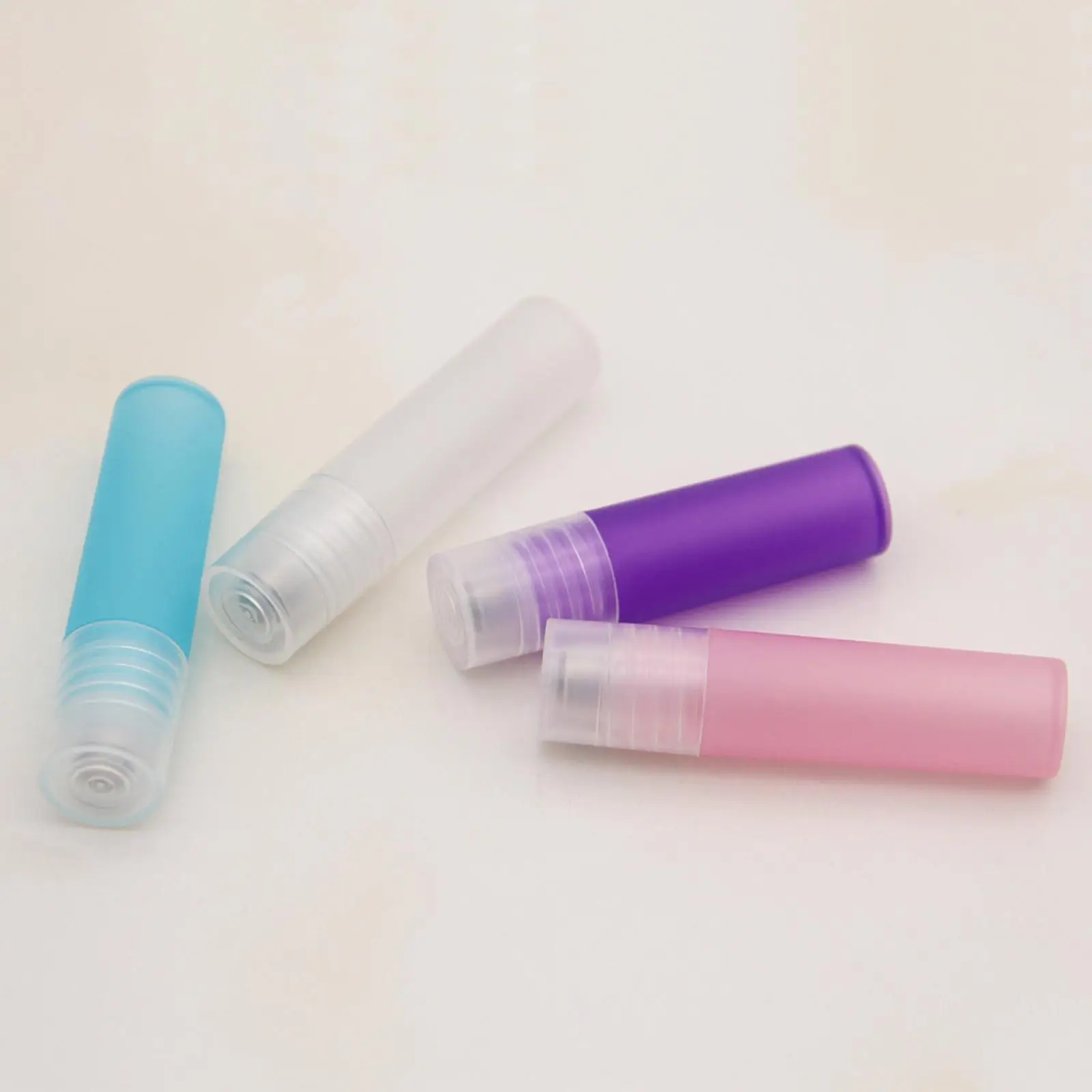 10 Pieces 10ml Plastic Essential Oil Roller Bottles Roll On Convenient