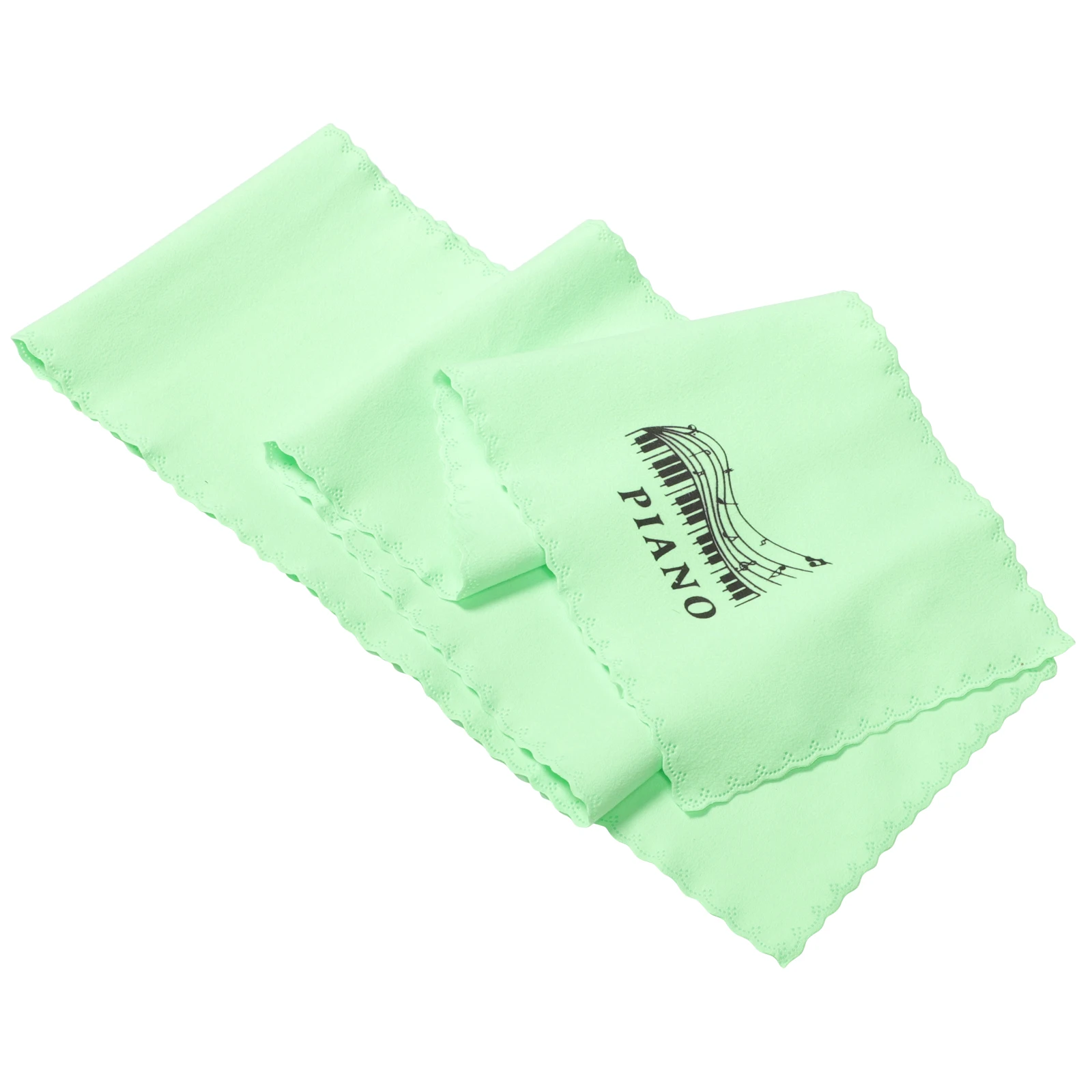 

The Keyboard Cover Piano Dust Cloth Pianos Covers Keys Light Green Polyester for