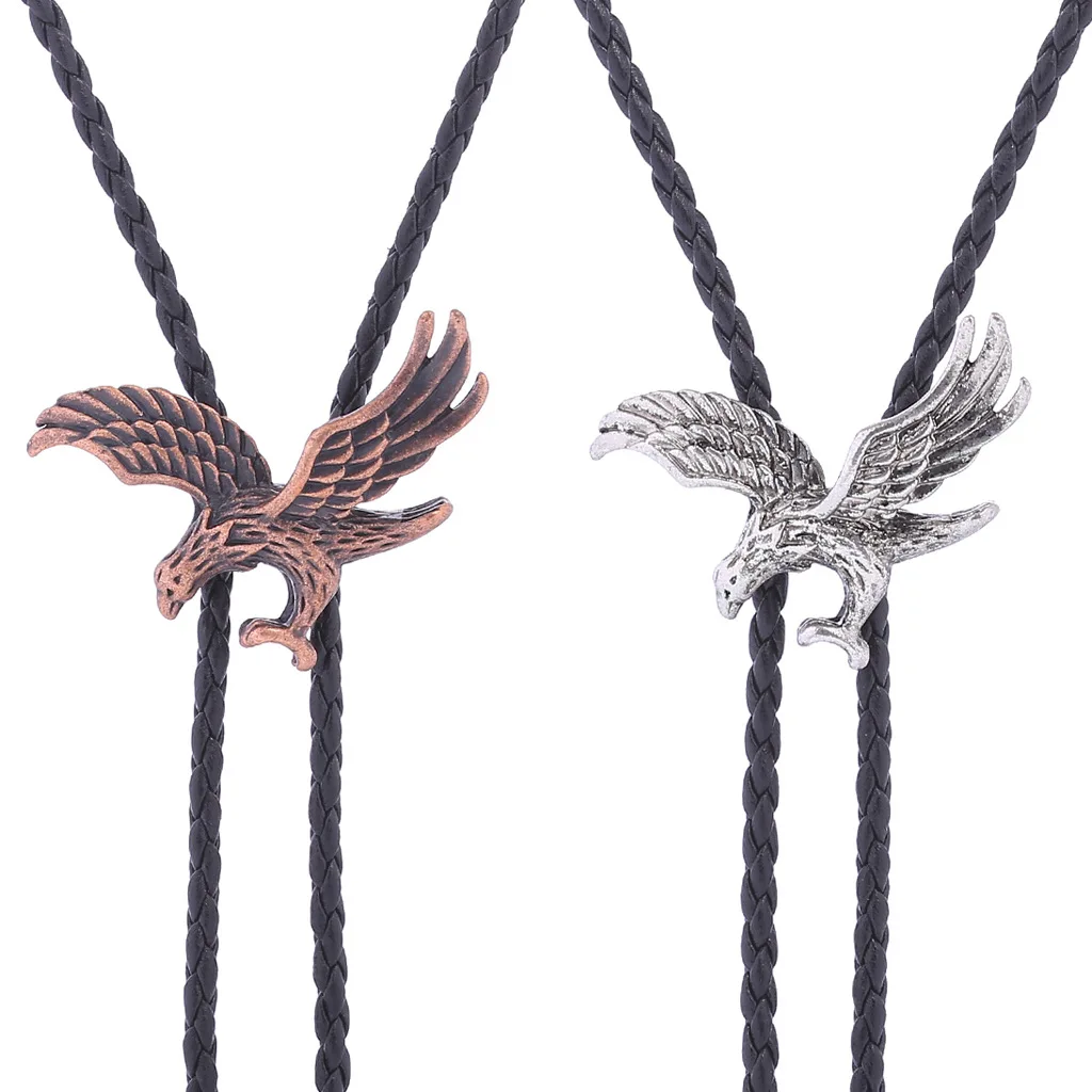 New product Takahashi Eagle bolo tie metal collar rope pendant American Western denim Pibolo tie