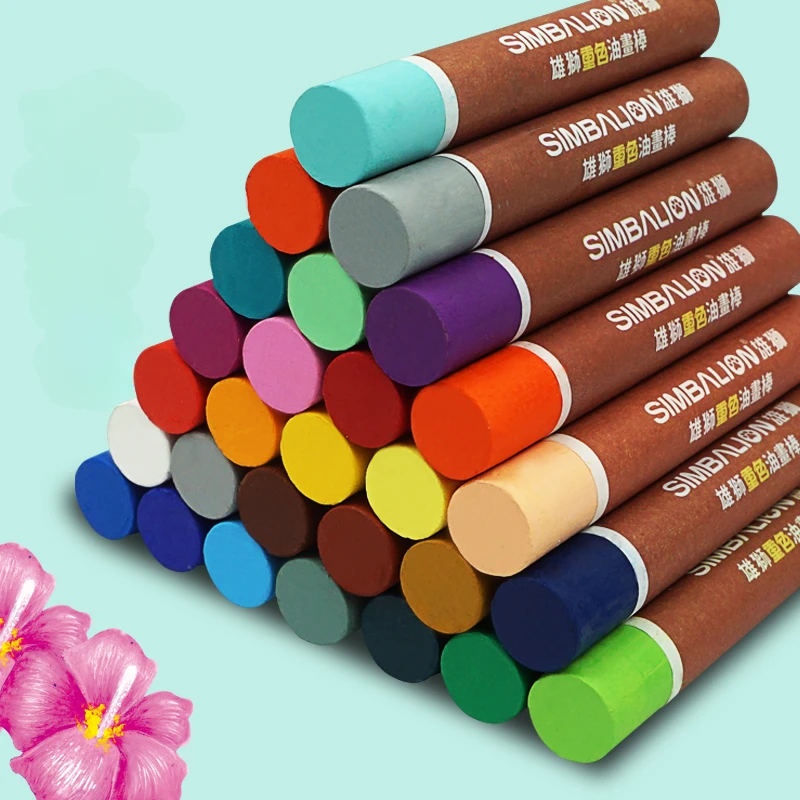 Heavy Color Oil Pastels 24/36 Colors Super Soft Oil Pastels Set Children's Safe Non-Toxic Painting Coloring Crayons for Drawing