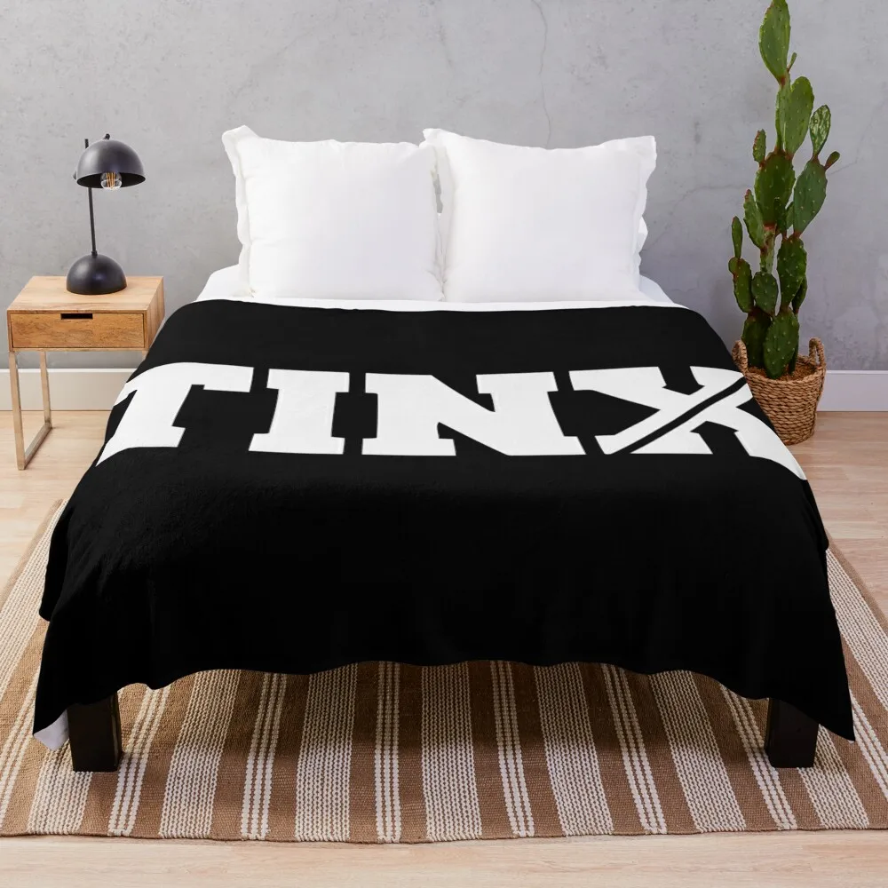 

Tinx Merch Tinx Logo Throw Blanket Summer Beddings Shaggy Blankets