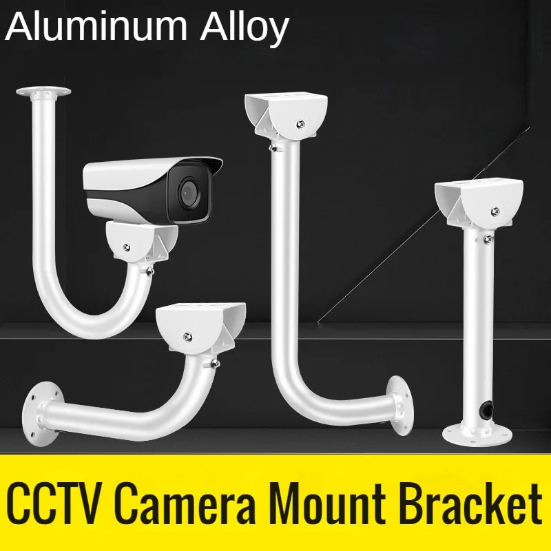 Alumínio Alloy Universal Wall e teto Camera Bracket, Vertical Stand Mount, Duckbill Head, 360 graus ajustável