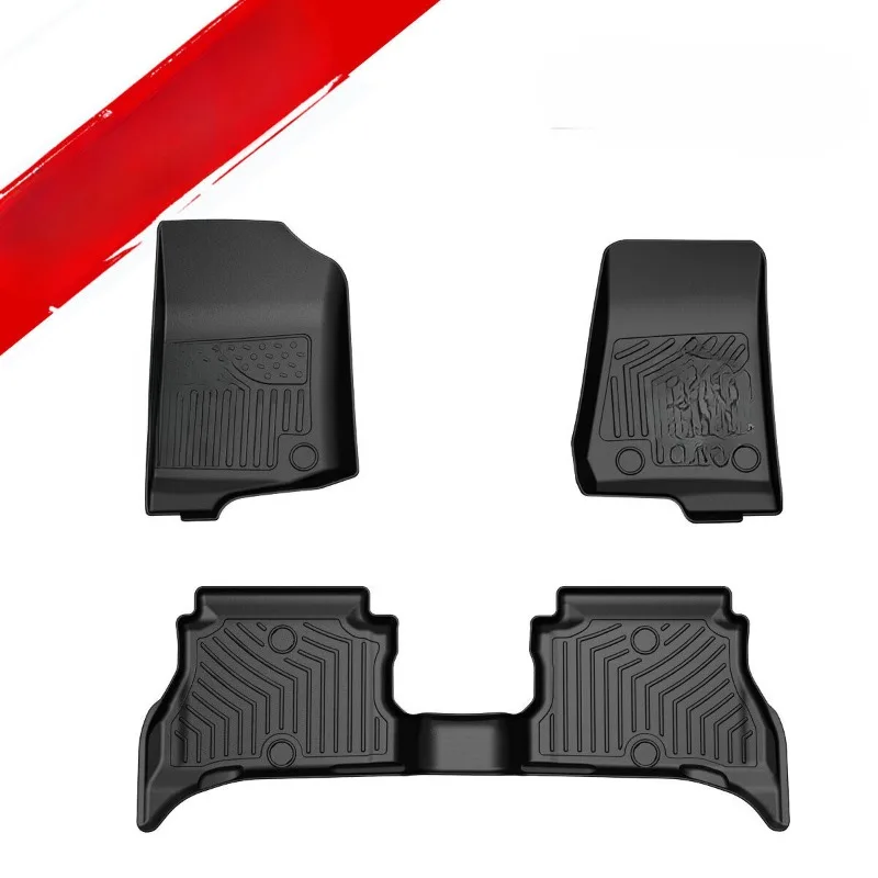 

Floor Mats Liner for 2021 2022 2023 2024 Jeep Wrangler 4xe Hybrid 4-Door All-Weather United States